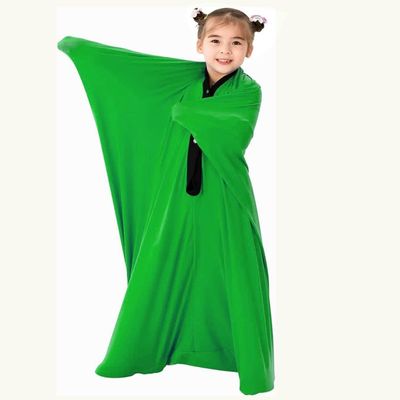 BANTASE Stretchy Body Socks Full Body Wrap Stretchy Body Socks Boys Girls Autism Anxiety Body Sensory Sock Sensory Toys Suitable For 3-18 Years Old (Color : Grn, Size : M)