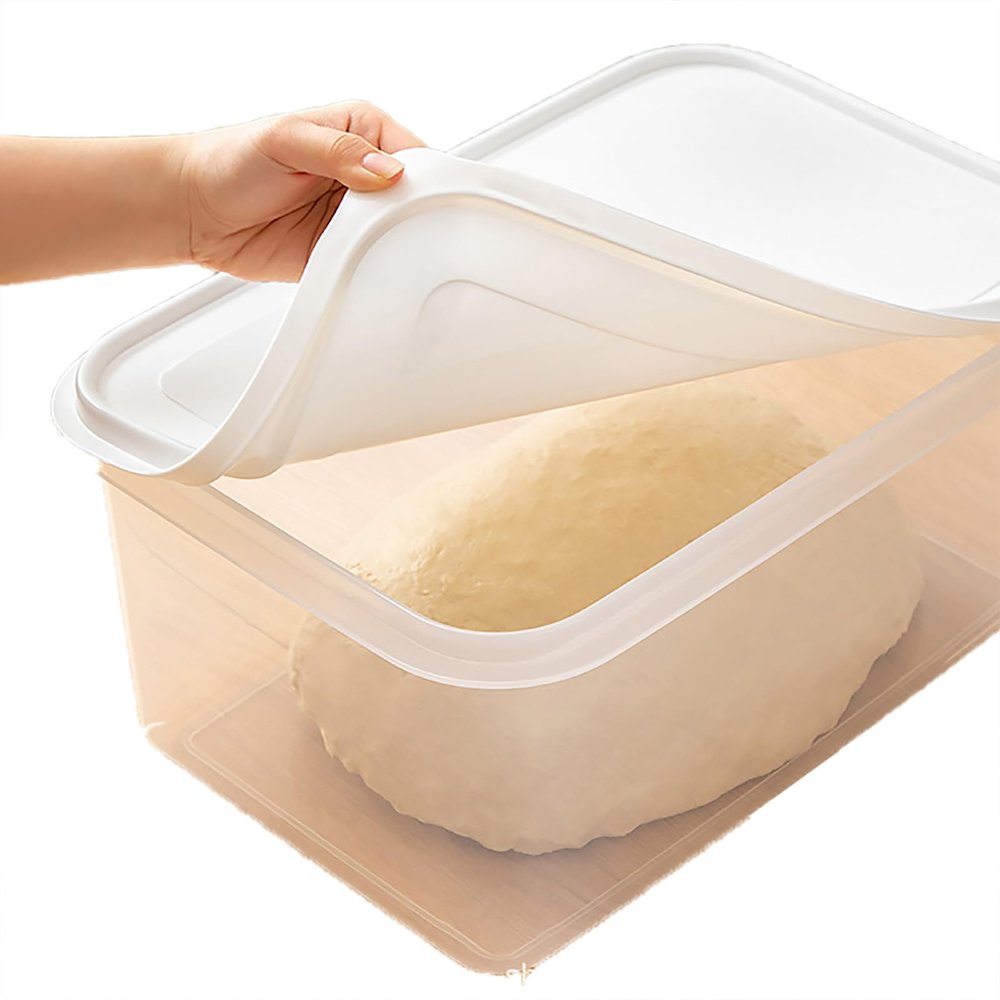 PLABNK Dough Fermentation Box (Transparent), with Cover/Top Opening,4L/7.5L/12.5L, Sealed/Waterproof+ Easy to Clean, for Dough Proofing, Storing Fruits/Vegetables, Cosmetics,7.5L