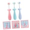FOYTOKI 3pcs Boy Girl Toothbrush Boys and Girls Soft Bristles Cute Handled Toothbrush for Year Old First Use view 2