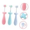 FOYTOKI 3pcs Boy Girl Toothbrush Boys and Girls Soft Bristles Cute Handled Toothbrush for Year Old First Use view 4