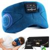 Musicozy Sleep Headphones Bluetooth Eye Mask,Soft Sleep Mask Headphones -100% Blackout Sleep Masks with Thin Speakers & 16Hrs Playtime for Long Time of Comfortable Sleeping,Unisex Gifts for Men Women view 1