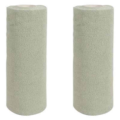 Arivend Household, Microfiber Towel Rolls Dish Rags Wash Paper Towel Replacement, Green