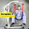 LIBRACTA Toileting Sling Patient Lifter - Full Body Patient Lift Sling - Medical Lift Equipment - Medical Transfer Belt with Four Point Support Full Body Sling - Maximum Load 330Lb L view 4