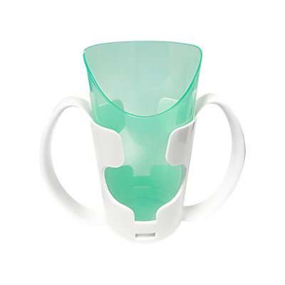 Adult Nosey Cups Sippy Cups for Elderly 250ml Sippy Cup with 2 Handles No Spill Cups for Adults Dysphagia Cups for Disabled Patients Drinking Cup Handicap Cups Cut Out Nosey Cups Hospital Drink Cup