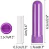 50 Pack Essential Oil Blank Nasal Inhaler Tubes Refillable Nasal Inhaler Blanks with Unscented WicksRed view 2