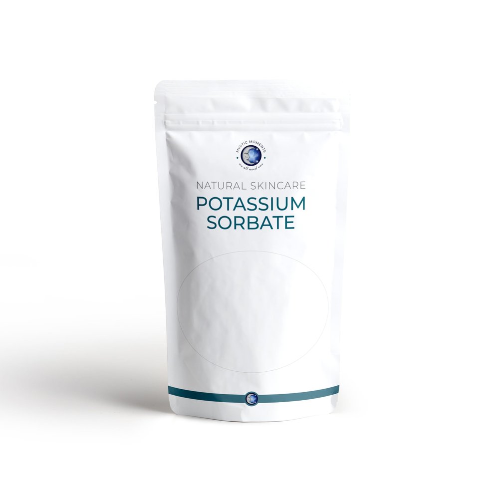 Mystic Moments | Potassium Sorbate | INCI: Potassium Sorbate | Cosmetic Preservative & pH Regulator | Anti-Mould & Anti-Yeast | for Skincare & Beauty Formulations | High Purity | 100g