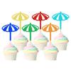 Ercadio 30pcs Sun Blue Cupcake Toppers, Summer Beach Themed Dessert Decorations for Baby Shower, Kids Birthday Party Supplies view 1