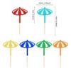 Ercadio 30pcs Sun Blue Cupcake Toppers, Summer Beach Themed Dessert Decorations for Baby Shower, Kids Birthday Party Supplies view 2