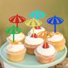 Ercadio 30pcs Sun Blue Cupcake Toppers, Summer Beach Themed Dessert Decorations for Baby Shower, Kids Birthday Party Supplies view 4