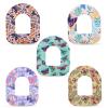 25pcs Adhesive Patches for Omnipod, Waterproof Sensor Covers Adhesive Tape Sweatproof Pre-Cut Sensor Stickers Overpatch Compatible with Omnipod 5 (Butterfly Print) view 1