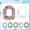 25pcs Adhesive Patches for Omnipod, Waterproof Sensor Covers Adhesive Tape Sweatproof Pre-Cut Sensor Stickers Overpatch Compatible with Omnipod 5 (Butterfly Print) view 2