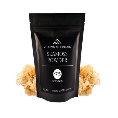 Sea Moss Powder 50g | from The Caribbean | Wildcrafted & Naturally Sourced Seamoss (100)