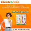 Electrorush ORS Orange Flavour Electrolyte Water, Supplement for Dehydration - Energy Drink, Ready to Drink (Carton Pack 9 X 200ML) view 4