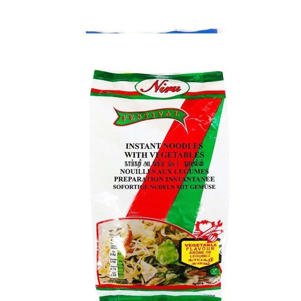 Niru's Festival Instant Noodles With Vegetables, Quick and Easy Meal with a Perfect Blend of Flavor, Authentic Flavorful Instant Noodles - Vegetable Flavour, 300g (Pack of 1)