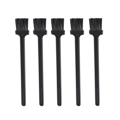 YUMIHAN 5-Piece Electric Razor Razor Cleaning Brush Keyboard Cleaning Coffee Maker Soy Milk Maker Household Dust Cleaning Brush Small Bristle Brush, Black