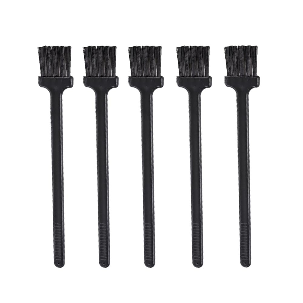 YUMIHAN 5-Piece Electric Razor Razor Cleaning Brush Keyboard Cleaning Coffee Maker Soy Milk Maker Household Dust Cleaning Brush Small Bristle Brush, Black