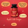 Vegavero Apple Cider Vinegar with Mother Complex 1950 mg | Chromium Picolinate for Blood Sugar Levels | with Cayenne, Ginger and Ceylon Cinnamon Extracts | 120 Capsules | NO Additives | Vegan view 3