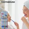 Teeth Brush - Tooth Brush Pack - 5 Toothbrushes, Soft Bristle Charcoal Brushes, Teeth Cleaner Brush | Ultra Soft Toothbrush, Essentiall Care Interdental Firm Toothbrush for Adults Kids Family view 2