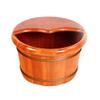 UYDJAKX Bucket For Foot Bath,Sauna Accessories Sauna Bucket Water Bucket,Handmade Wooden Footbath Tubs,Foot Relaxing Barrel Anniversary Comfortable anniversary Star of Light view 1