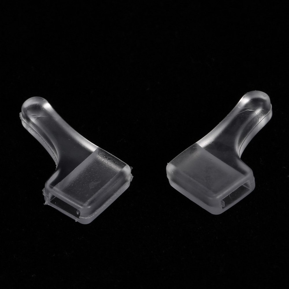 100 Pairs Plastic Eyeglasses Ear Hook Anti Slip Temple Tip Holder Glasses Accessories