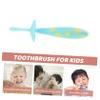 Beaupretty SkyBlue U-Shaped Toothbrush Head Boys and Girls Toothbrush Non-Slip Manual Brush for Boy Girl Tooth Cleaner view 4
