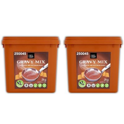 56L Gravy Mix Gluten Free for Poultry and Vegetarian Dishes - Suitable for Coeliacs and Vegetarians (56L (2x28L))