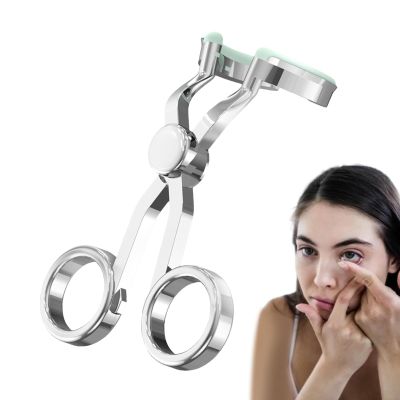 Bexdug Lens Aids - Lens Eye Stretcher & Eyelid Wearing Tool for Color Lenses - Eye Stretcher Eyelid Wearing Aid, Portable Eyelid Stretcher, Soft Makeup Tool for Travel, Outdoor Use,