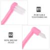 Healeved 4pcs Double-Ended Interspace Brush Oral Cavity Correction Brushes for and Teeth Detail Cleaning view 4