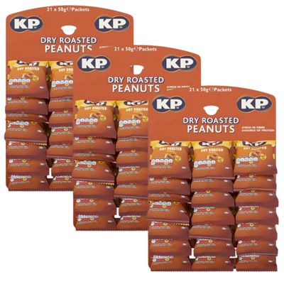 KoalaKoi KP Peanuts Pub card 63 bags, 3x(21x50g) Dry Roasted