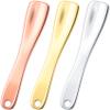 CustomyLife 3 Pcs Facial Spatula Sticks Mini Metal Makeup Spatulas Tiny Skincare Cosmetic Spoons Reusable Face Eye Cream Lotion Applicator Tools Facial Massage Sticks for Women Girls view 1