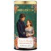 The Republic of Tea Bridgerton Colin & Penelope Ginger Peach Vanilla Tea, 36 tea bags in metal tin - Fruity black tea with peach and vanilla in a metal box with Bridgerton look view 1