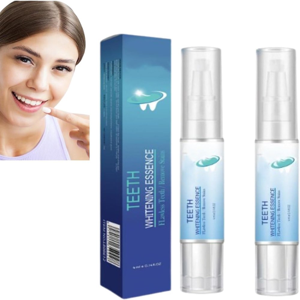 Indulgence Corner Teeth Whitening Pen, Indulgence Teeth Whitening, Teeth Whitening Essence Pen, Teeth Whitening for Sensitive Teeth and Gums (2 Pcs)