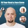 Electric Razor for Men, 5 in 1 Head Shavers for Men 7D, Cordless Bald Head Shaver Wet&Dry Waterproof Electric Razor for Men with LED Display Grooming Kit view 3