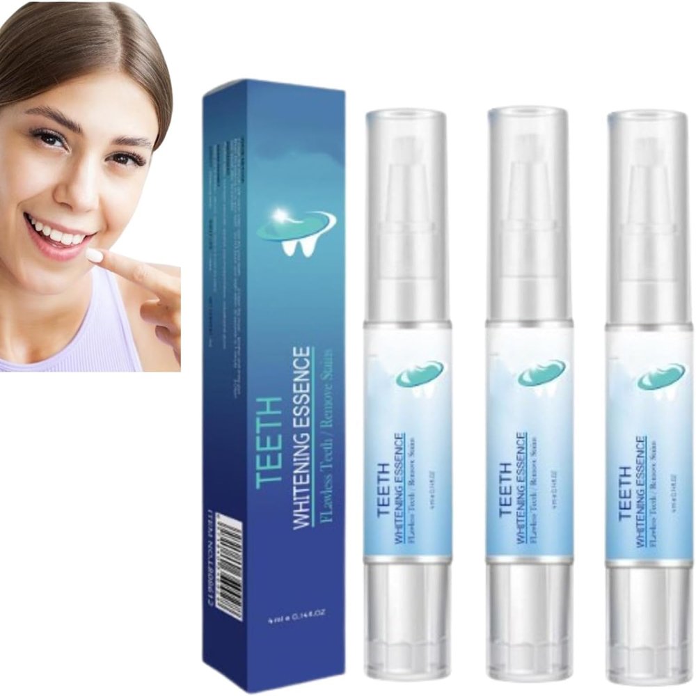 Indulgence Corner Teeth Whitening Pen, Indulgence Teeth Whitening, Teeth Whitening Essence Pen, Teeth Whitening for Sensitive Teeth and Gums (3 Pcs)