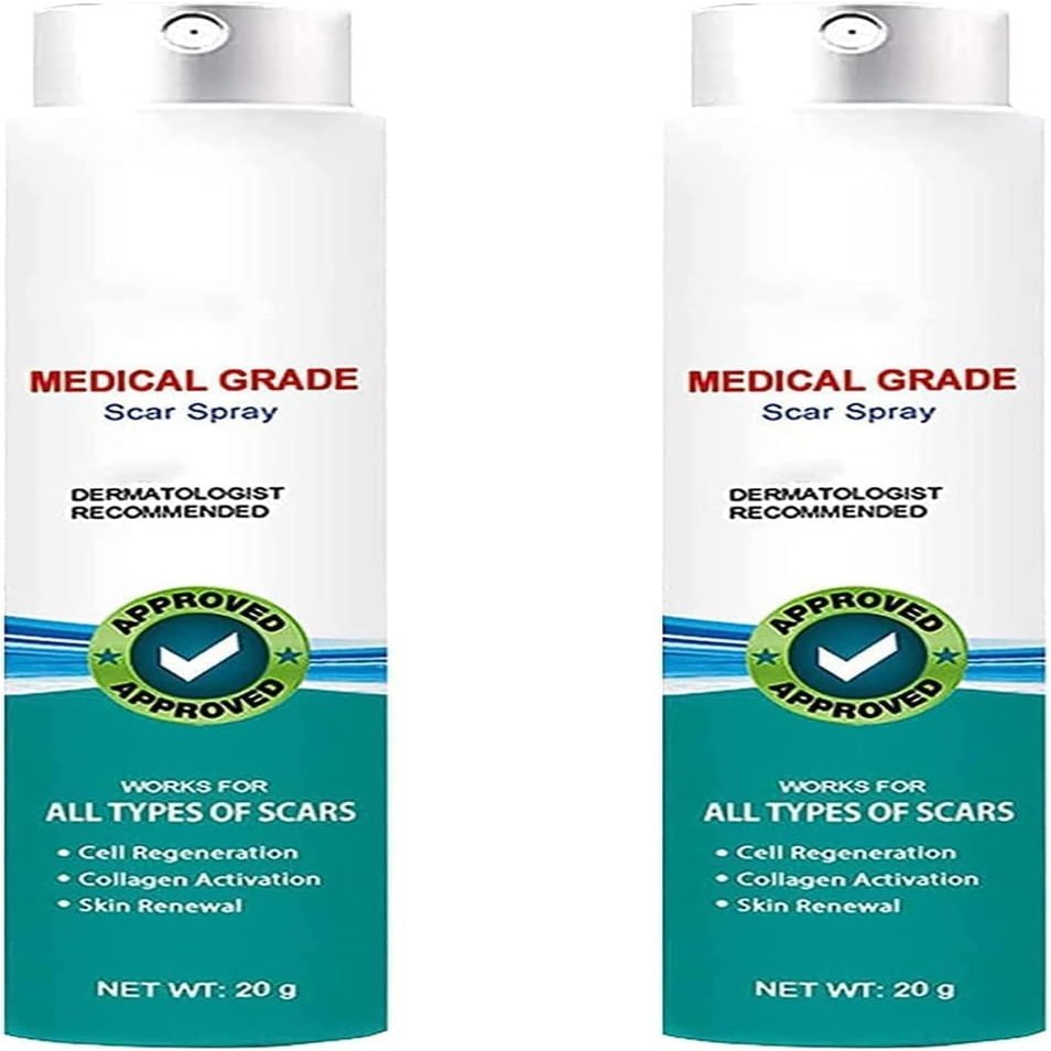 Scar Spray, Medical Grade Scar Spray, Advanced Scar Spray, for All Types of Scars (2 Pcs)