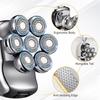 Electric Razor for Men, 5 in 1 Men's Electric Head Shaver Razor Rechargeable Cordless Hair Shaving Razors for Bald Man Waterproof Wet Dry Beard Trimmer view 3