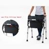 .99, Floding .99, Aluminum tor .99 with Seat Folding Rolling Wheels Walking Frame for Senior Adult Mobility Aid Lightweight Height Adjustable Interesting view 2