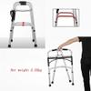 .99, Floding .99, Aluminum tor .99 with Seat Folding Rolling Wheels Walking Frame for Senior Adult Mobility Aid Lightweight Height Adjustable Interesting view 4