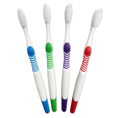 Adult Smokers Toothbrush Firm Hard Bristles x 4