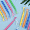 40pcs 5 Sizes Angled Interdental Brushes for Teeth Cleaning for Braces Cleaning view 4