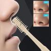24 Pcs Nose Hair Trimmer, 360 Degree Rotating Double Head Nose Hair Plucker, Deep Cleaning Nasal Plucker Tweezers Cutter view 2