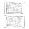Keebgyy 2pcs Freezer Baskets, Deep Refrigerator Freezer Baskets, Chest Freezer Household Wire Storage Basket Bins Organizer with High Low Handles for Kitchen Cabinet(50x27cm / 19.7x10.6in) view 3
