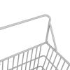 Keebgyy 2pcs Freezer Baskets, Deep Refrigerator Freezer Baskets, Chest Freezer Household Wire Storage Basket Bins Organizer with High Low Handles for Kitchen Cabinet(50x27cm / 19.7x10.6in) view 4