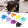 8 PCS Hair Clipper Combs Guides, Professional Razors Oil Head Gradient Push Clipper, Color Coded Clipper Combs Replacement for Clippers/Trimmers view 4