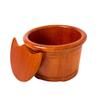 UYDJAKX Foot Tub, Foot Basin Tub Bucket, Massage, Spa, Sauna, Soak,foot Bath Wooden Bucket Foot Spa Household Wash Basin Present lofty ambition Star of Light view 1