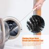 Dryer Vent Cleaner, 30.31in Long Flexible Dryer Lint Brush Vent Cleaner Dryer Vent Brush Dryer Vent Cleaning Tool for Dust Lint Blockage Removal view 4