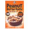 Inventure Peanut Butter Puffs 326g x 2 - Made with real Peanut Butter - Sweet and Crunchy Peanut Butter and Cocoa Corn Puffs view 1