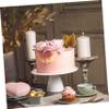 BCOATH DIY Cake Decor 24pcs Leaf Folding Fan Shaped Picks Party Cupcake Toppers Boho Style view 2