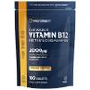 Vitamin B12 Chewable Tablets 2000ug | 180 Count | Tropical Fruit Flavour | Sugar Free | High Strength Vegan Methylcobalamin Supplement | by Horbaach view 1