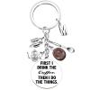 Coffee Keychain Barista Gifts Coffee Lovers Gift Ideas Coffee Themed Gifts for Birthday Christmas Gifts for Women Men Coffee Addict Coffee Gifts for Coworker Boss Friends Caffeine Coffee Cup Jewelry, view 1